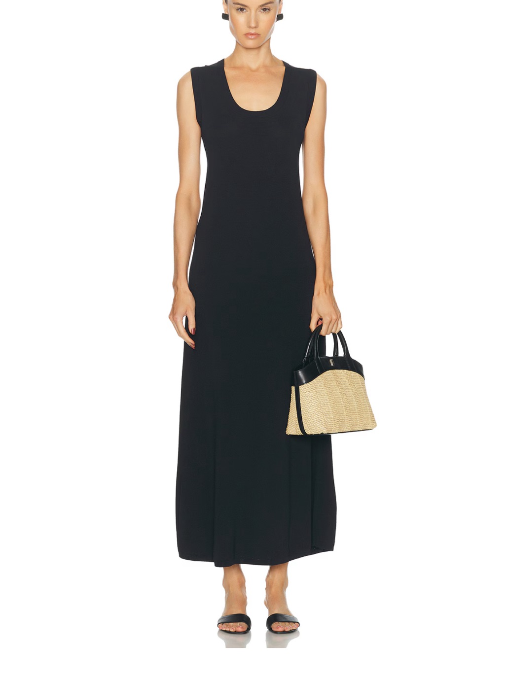 Rhe Scoop Neck Knitted Dress